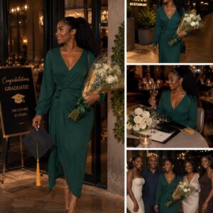 Graduation glow dress