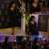 Lace royal dress - black