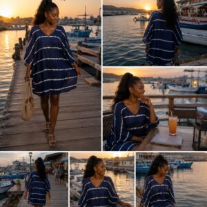 Blue horizon dress
