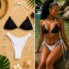 Black sand bikini