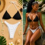 Black sand bikini