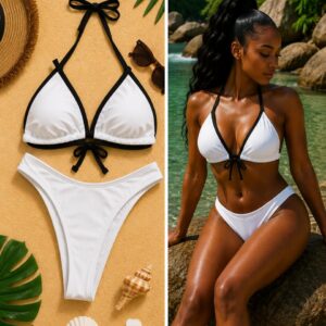 Ivory edge bikini