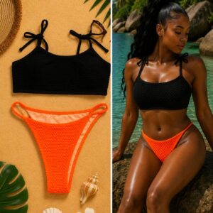 Sunset pop bikini