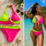 Neon escape bikini
