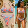 Sunset splash bikini