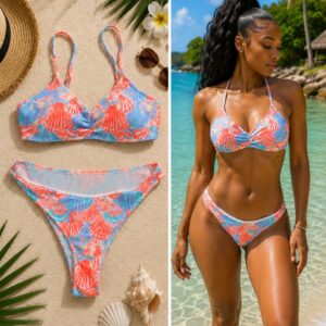 Sunset splash bikini