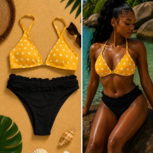 Mango sunset bikini