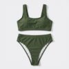 Olive green bikini