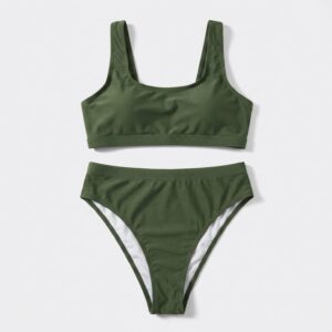 Olive green bikini