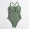 Army green bikini
