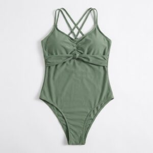Army green bikini