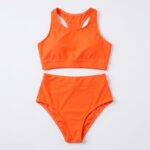 Orange coral bikini