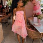 Blush bloom dress/skirt