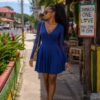 navy blue dress