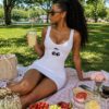 Mini-White dress