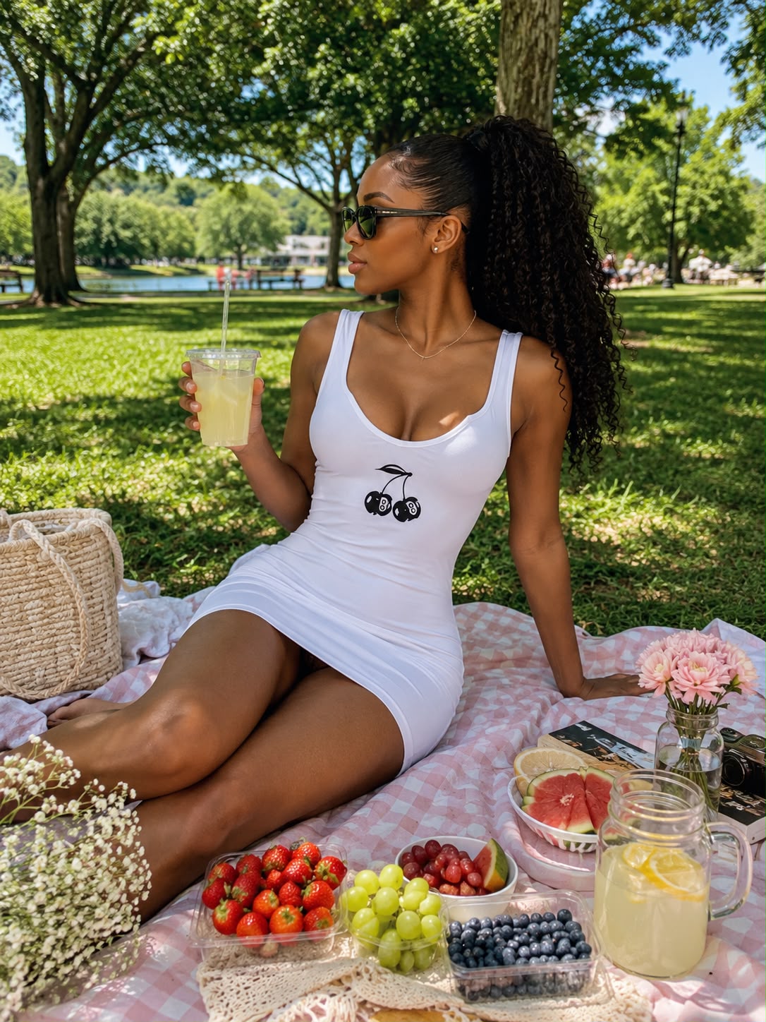 Mini-White dress