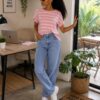 High-Contrast Sporty Casual