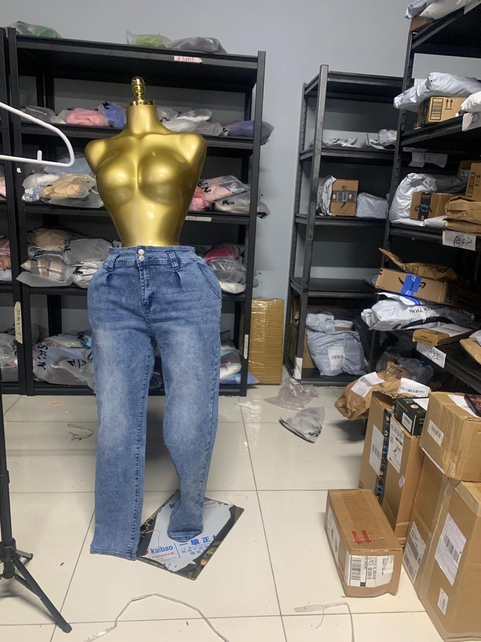 Ocean blue jeans