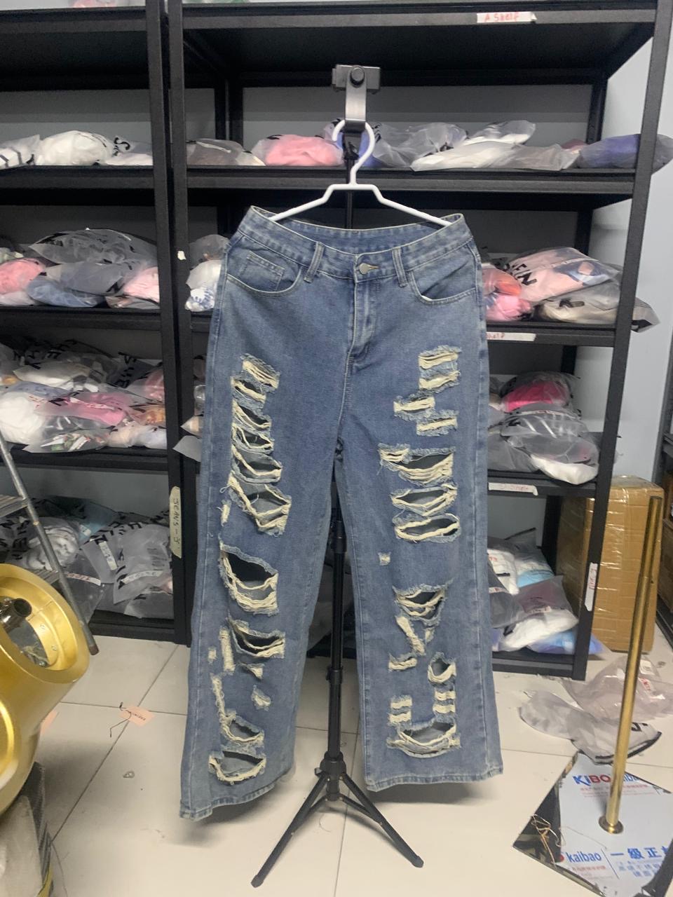 Blue Ripped jeans