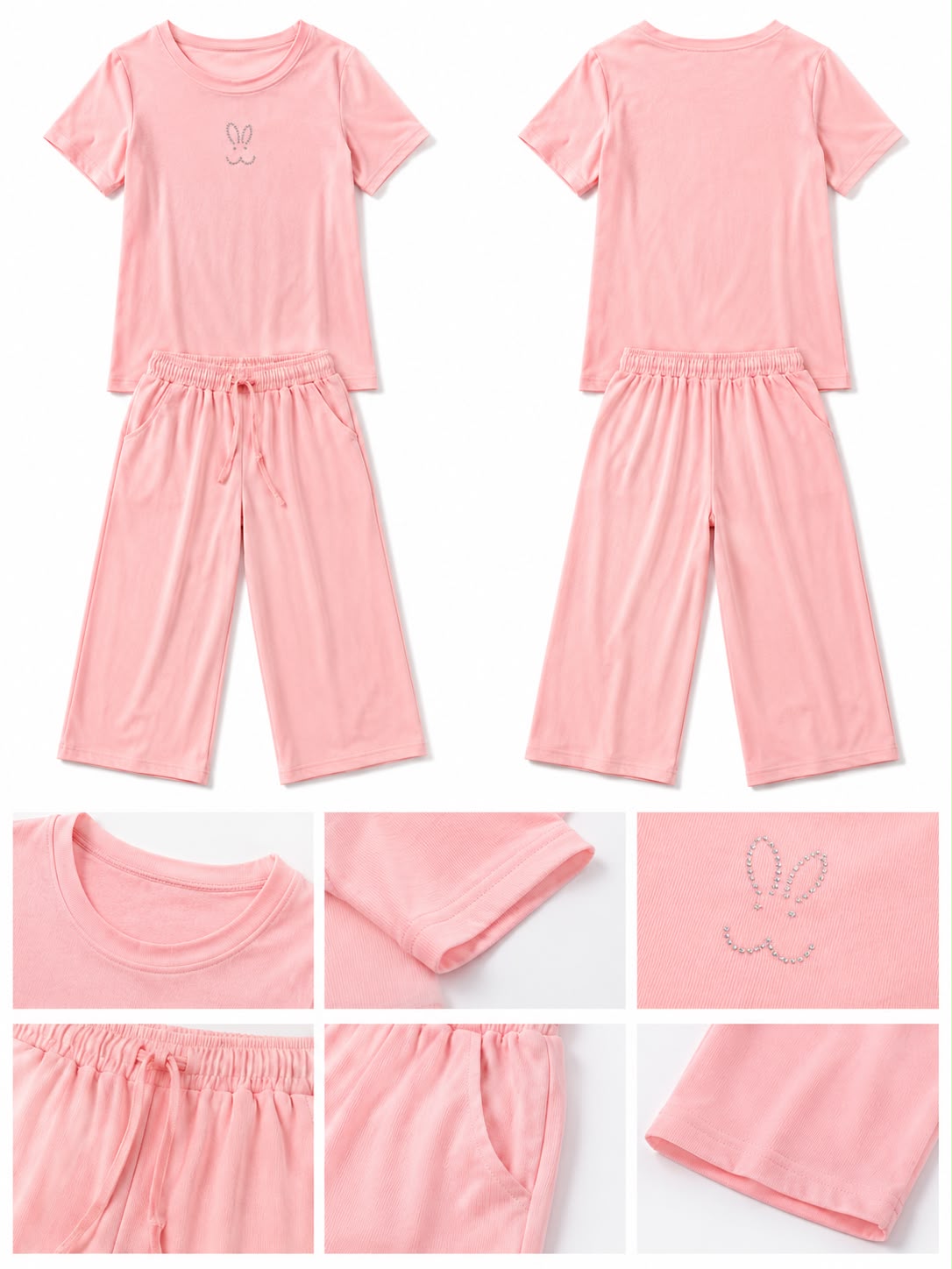 Blush bunny set