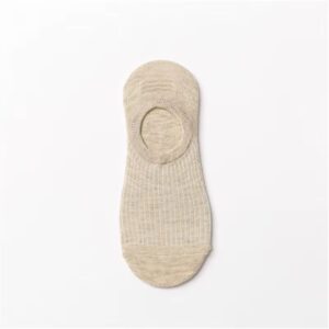 Mixed color invisible hidden ankle socks - Ivory