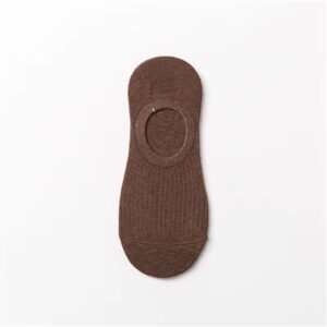 Mixed color invisible hidden ankle socks - Burgundy