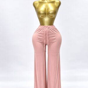 Everyday flowy leg pants - Pink