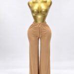 Everyday flowy leg pants - Khaki