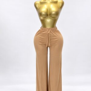 Everyday flowy leg pants - Khaki
