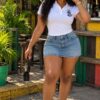 Rebel rose denim set