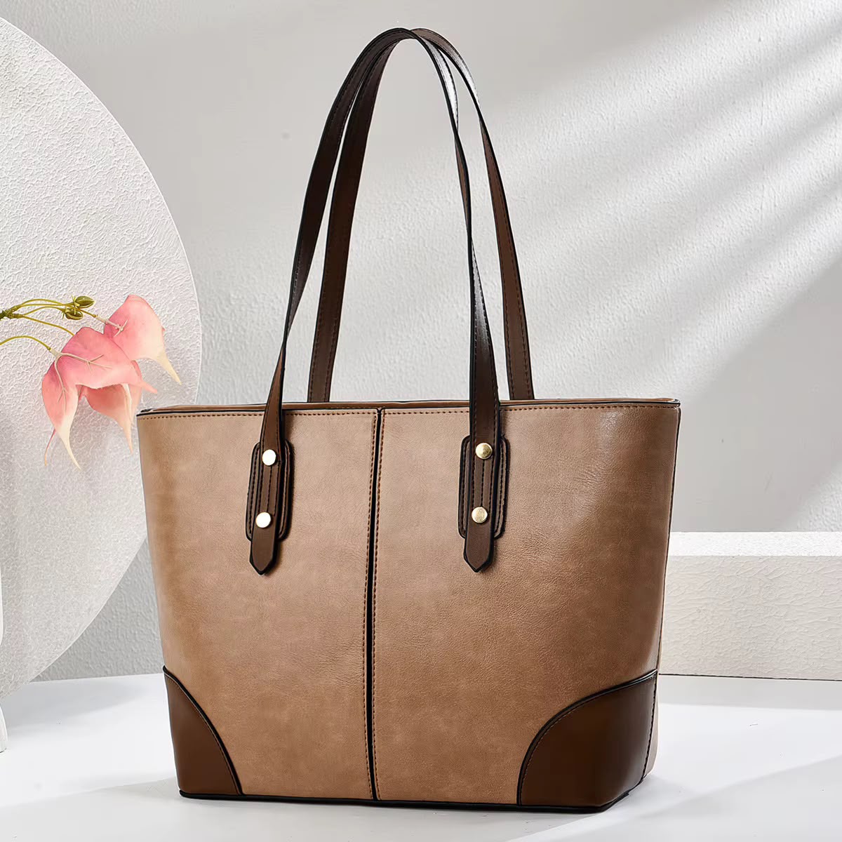 Women Tote Bags - Khaki
