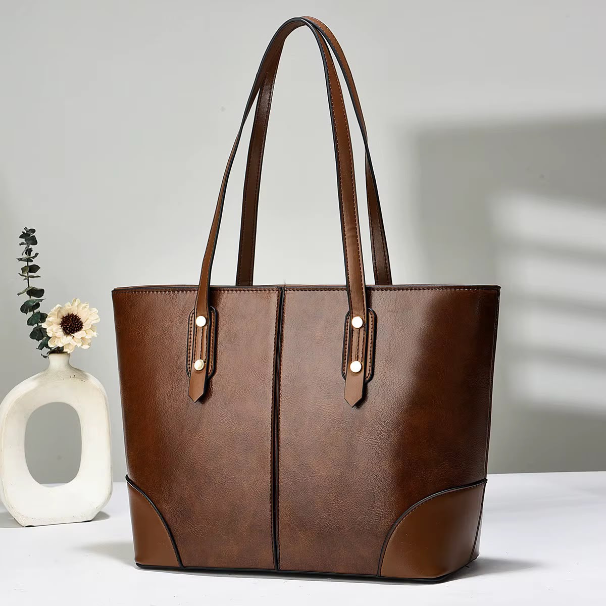 Women Tote Bags - Coffee