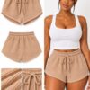 Women lounge shorts - Beige (S)